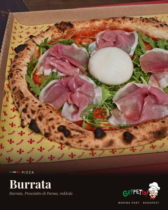 Burrata pizza