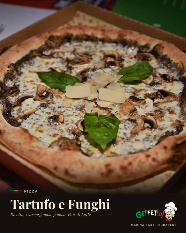 Tartufo e Funghi pizza